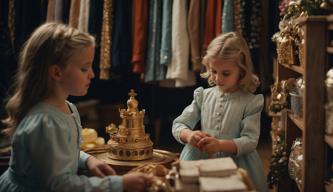 An König Frederiks Geburtstag stöbern seine Töchter im Kleiderschrank von Mary