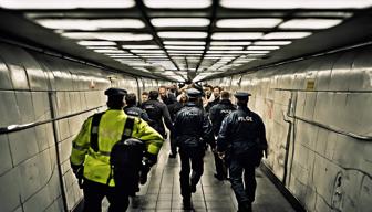 Fahrgäste verlassen mitten im Tunnel nach Vorfall U-Bahn kurz nach Mitternacht den Zug