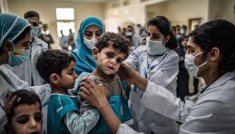 Start der Polio-Impfkampagne im Krankenhaus von Gaza